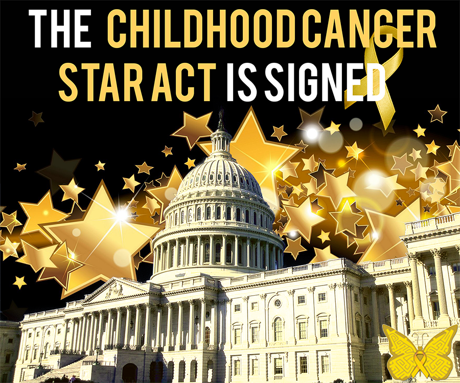 The Childhood Cancer STAR Act has been Signed! Solving Kids' Cancer